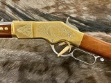NEW UBERTI 1866 WINCHESTER YELLOWBOY WHITE CARBINE 38 SPECIAL INDIAN ENGRAVING, TACKS, GOOD WOOD 550025 - LAYAWAY AVAILABLE - Image 11 of 22
