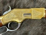 NEW UBERTI 1866 WINCHESTER YELLOWBOY WHITE CARBINE 38 SPECIAL INDIAN ENGRAVING, TACKS, GOOD WOOD 550025 - LAYAWAY AVAILABLE - Image 7 of 22