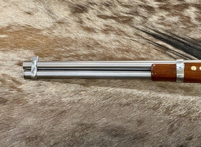 NEW UBERTI 1866 WINCHESTER YELLOWBOY WHITE CARBINE 38 SPECIAL INDIAN ENGRAVING, TACKS, GOOD WOOD 550025 - LAYAWAY AVAILABLE - Image 13 of 22
