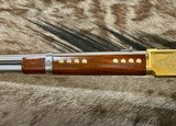 NEW UBERTI 1866 WINCHESTER YELLOWBOY WHITE CARBINE 38 SPECIAL INDIAN ENGRAVING, TACKS, GOOD WOOD 550025 - LAYAWAY AVAILABLE - Image 12 of 22
