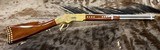 NEW UBERTI 1866 WINCHESTER YELLOWBOY WHITE CARBINE 38 SPECIAL INDIAN ENGRAVING, TACKS, GOOD WOOD 550025 - LAYAWAY AVAILABLE - Image 1 of 20