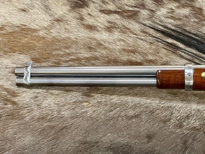 NEW UBERTI 1866 WINCHESTER YELLOWBOY WHITE CARBINE 38 SPECIAL INDIAN ENGRAVING, TACKS, GOOD WOOD 550025 - LAYAWAY AVAILABLE - Image 13 of 20