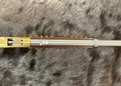 NEW UBERTI 1866 WINCHESTER YELLOWBOY WHITE CARBINE 38 SPECIAL INDIAN ENGRAVING, TACKS, GOOD WOOD 550025 - LAYAWAY AVAILABLE - Image 9 of 20