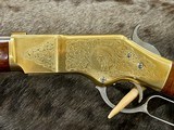 NEW UBERTI 1866 WINCHESTER YELLOWBOY WHITE CARBINE 38 SPECIAL INDIAN ENGRAVING, TACKS, GOOD WOOD 550025 - LAYAWAY AVAILABLE - Image 14 of 20