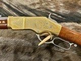 NEW UBERTI 1866 WINCHESTER YELLOWBOY WHITE CARBINE 38 SPECIAL INDIAN ENGRAVING, TACKS, GOOD WOOD 550025 - LAYAWAY AVAILABLE - Image 11 of 20