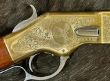 NEW UBERTI 1866 WINCHESTER YELLOWBOY WHITE CARBINE 38 SPECIAL INDIAN ENGRAVING, TACKS 550025 - LAYAWAY AVAILABLE - Image 8 of 25