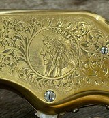 NEW UBERTI 1866 WINCHESTER YELLOWBOY WHITE CARBINE 38 SPECIAL INDIAN ENGRAVING, TACKS 550025 - LAYAWAY AVAILABLE - Image 19 of 25