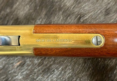 NEW UBERTI 1866 WINCHESTER YELLOWBOY WHITE CARBINE 38 SPECIAL INDIAN ENGRAVING, TACKS 550025 - LAYAWAY AVAILABLE - Image 21 of 25