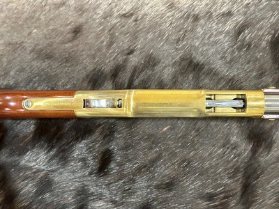 NEW UBERTI 1866 WINCHESTER YELLOWBOY WHITE CARBINE 38 SPECIAL INDIAN ENGRAVING, TACKS 550025 - LAYAWAY AVAILABLE - Image 9 of 25
