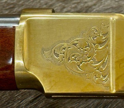 NEW UBERTI 1866 WINCHESTER YELLOWBOY WHITE CARBINE 38 SPECIAL INDIAN ENGRAVING, TACKS 550025 - LAYAWAY AVAILABLE - Image 18 of 25