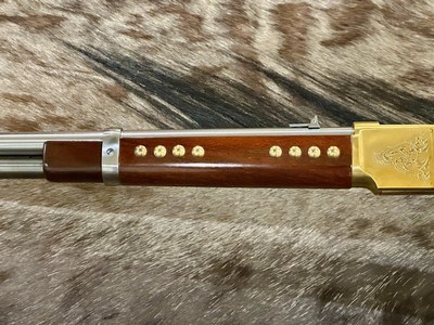 NEW UBERTI 1866 WINCHESTER YELLOWBOY WHITE CARBINE 38 SPECIAL INDIAN ENGRAVING, TACKS 550025 - LAYAWAY AVAILABLE - Image 13 of 25