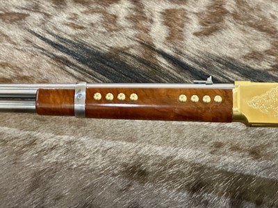 NEW UBERTI 1866 WINCHESTER YELLOWBOY WHITE CARBINE 45 COLT INDIAN ENGRAVING TACKS 550031 - LAYAWAY AVAILABLE - Image 13 of 24