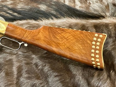 NEW UBERTI 1866 WINCHESTER YELLOWBOY WHITE CARBINE 45 COLT INDIAN ENGRAVING TACKS 550031 - LAYAWAY AVAILABLE - Image 11 of 24