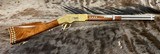 NEW UBERTI 1866 WINCHESTER YELLOWBOY WHITE CARBINE 45 COLT INDIAN ENGRAVING TACKS 550031 - LAYAWAY AVAILABLE - Image 1 of 24