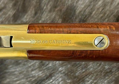 NEW UBERTI 1866 WINCHESTER YELLOWBOY WHITE CARBINE 45 COLT INDIAN ENGRAVING TACKS 550031 - LAYAWAY AVAILABLE - Image 17 of 21