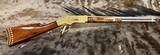 NEW UBERTI 1866 WINCHESTER YELLOWBOY WHITE CARBINE 45 COLT INDIAN ENGRAVING TACKS 550031 - LAYAWAY AVAILABLE - Image 1 of 21