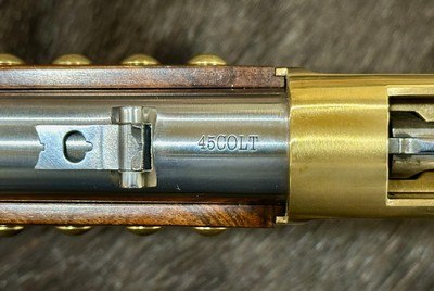 NEW UBERTI 1866 WINCHESTER YELLOWBOY WHITE CARBINE 45 COLT INDIAN ENGRAVING TACKS 550031 - LAYAWAY AVAILABLE - Image 16 of 21