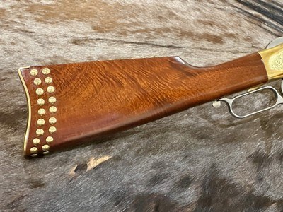 NEW UBERTI 1866 WINCHESTER YELLOWBOY WHITE CARBINE 45 COLT INDIAN ENGRAVING TACKS 550031 - LAYAWAY AVAILABLE - Image 3 of 21