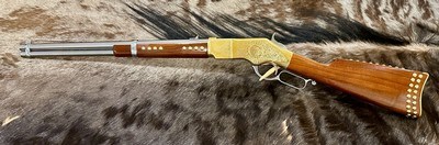 NEW UBERTI 1866 WINCHESTER YELLOWBOY WHITE CARBINE 45 COLT INDIAN ENGRAVING TACKS 550031 - LAYAWAY AVAILABLE - Image 3 of 23
