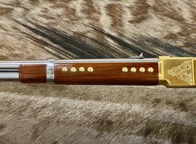 NEW UBERTI 1866 WINCHESTER YELLOWBOY WHITE CARBINE 45 COLT INDIAN ENGRAVING TACKS 550031 - LAYAWAY AVAILABLE - Image 13 of 23