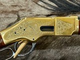 NEW UBERTI 1866 WINCHESTER YELLOWBOY CARBINE 38 SPECIAL INDIAN ENGRAVING, TACKS 550024 - LAYAWAY AVAILABLE - Image 7 of 22