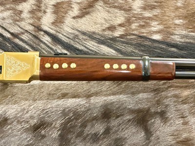 NEW UBERTI 1866 WINCHESTER YELLOWBOY CARBINE 38 SPECIAL INDIAN ENGRAVING, TACKS 550024 - LAYAWAY AVAILABLE - Image 5 of 22