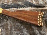 NEW UBERTI 1866 WINCHESTER YELLOWBOY CARBINE 38 SPECIAL INDIAN ENGRAVING, TACKS 550024 - LAYAWAY AVAILABLE - Image 10 of 22