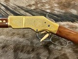 NEW UBERTI 1866 WINCHESTER YELLOWBOY CARBINE 38 SPECIAL INDIAN ENGRAVING, TACKS 550024 - LAYAWAY AVAILABLE - Image 11 of 22