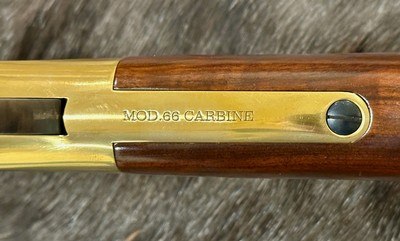 NEW UBERTI 1866 WINCHESTER YELLOWBOY CARBINE 38 SPECIAL INDIAN ENGRAVING, TACKS 550024 - LAYAWAY AVAILABLE - Image 18 of 22
