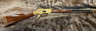 NEW UBERTI 1866 WINCHESTER YELLOWBOY CARBINE 38 SPECIAL INDIAN ENGRAVING, TACKS 550024 - LAYAWAY AVAILABLE - Image 2 of 22