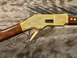 NEW UBERTI 1866 WINCHESTER YELLOWBOY CARBINE 38 SPECIAL INDIAN ENGRAVING, TACKS 550024 - LAYAWAY AVAILABLE - Image 4 of 22