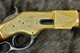 NEW UBERTI 1866 WINCHESTER YELLOWBOY CARBINE 38 SPECIAL INDIAN ENGRAVING, TACKS 550024 - LAYAWAY AVAILABLE - Image 9 of 22