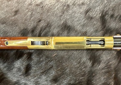 NEW UBERTI 1866 WINCHESTER YELLOWBOY CARBINE 38 SPECIAL INDIAN ENGRAVING, TACKS 550024 - LAYAWAY AVAILABLE - Image 7 of 22