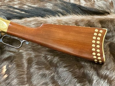 NEW UBERTI 1866 WINCHESTER YELLOWBOY CARBINE 38 SPECIAL INDIAN ENGRAVING, TACKS 550024 - LAYAWAY AVAILABLE - Image 11 of 22