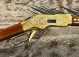 NEW UBERTI 1866 WINCHESTER YELLOWBOY CARBINE 38 SPECIAL INDIAN ENGRAVING, TACKS 550024 - LAYAWAY AVAILABLE - Image 4 of 22