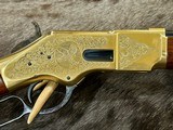 NEW UBERTI 1866 WINCHESTER YELLOWBOY CARBINE 38 SPECIAL INDIAN ENGRAVING, TACKS 550024 - LAYAWAY AVAILABLE - Image 7 of 22