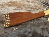 NEW UBERTI 1866 WINCHESTER YELLOWBOY CARBINE 38 SPECIAL INDIAN ENGRAVING, TACKS 550024 - LAYAWAY AVAILABLE - Image 3 of 22