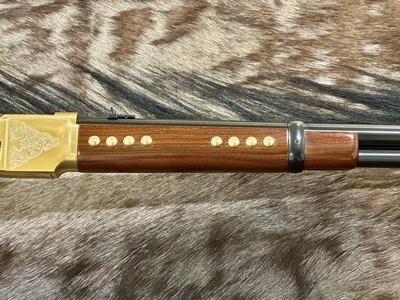 NEW UBERTI 1866 WINCHESTER YELLOWBOY CARBINE 38 SPECIAL INDIAN ENGRAVING, TACKS 550024 - LAYAWAY AVAILABLE - Image 5 of 22