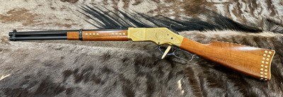 NEW UBERTI 1866 WINCHESTER YELLOWBOY CARBINE 38 SPECIAL INDIAN ENGRAVING, TACKS 550024 - LAYAWAY AVAILABLE - Image 2 of 21