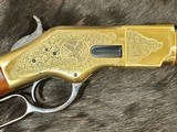 NEW UBERTI 1866 WINCHESTER YELLOWBOY CARBINE 38 SPECIAL INDIAN ENGRAVING, TACKS 550024 - LAYAWAY AVAILABLE - Image 7 of 21