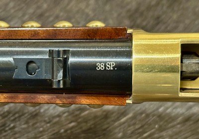 NEW UBERTI 1866 WINCHESTER YELLOWBOY CARBINE 38 SPECIAL INDIAN ENGRAVING, TACKS 550024 - LAYAWAY AVAILABLE - Image 16 of 22