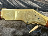 NEW UBERTI 1866 WINCHESTER YELLOWBOY CARBINE 38 SPECIAL INDIAN ENGRAVING, TACKS 550024 - LAYAWAY AVAILABLE - Image 17 of 22