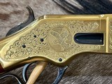 NEW UBERTI 1866 WINCHESTER YELLOWBOY CARBINE 38 SPECIAL INDIAN ENGRAVING, TACKS 550024 - LAYAWAY AVAILABLE - Image 7 of 22