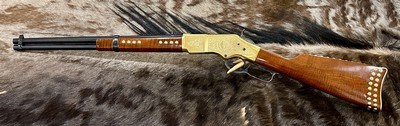 NEW UBERTI 1866 WINCHESTER YELLOWBOY CARBINE 38 SPECIAL INDIAN ENGRAVING, TACKS 550024 - LAYAWAY AVAILABLE - Image 2 of 22