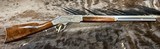 EXHIBITION, HAND-ENGRAVED UBERTI 1873 WINCHESTER IN THE WHITE SPORTING 45 COLT 20