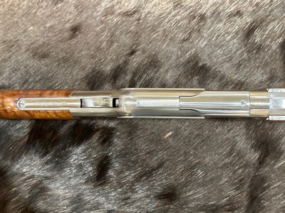 EXHIBITION, HAND-ENGRAVED UBERTI 1873 WINCHESTER IN THE WHITE SPORTING 45 COLT 20