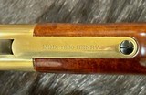 NEW UBERTI 1860 HENRY RIFLE, ENGRAVED, SWIVELS, GOOD WOOD 24.25
