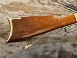 NEW UBERTI 1860 HENRY RIFLE, ENGRAVED, SWIVELS, GOOD WOOD 24.25
