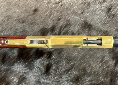 NEW UBERTI 1860 HENRY RIFLE, ENGRAVED, SWIVELS, GOOD WOOD 24.25