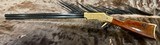 NEW UBERTI 1860 HENRY RIFLE, ENGRAVED, SWIVELS, GOOD WOOD 24.25